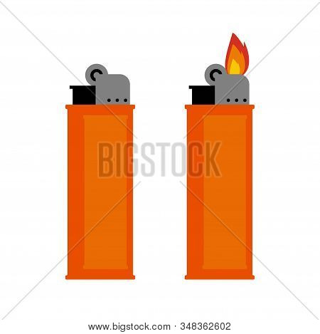 Lighter Vector Icon. Lighter Sign On White Background. Lighter Icon For Web And App.