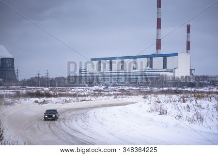 Russia, Novosibirsk - November 30, 2019. Russian Old Car 