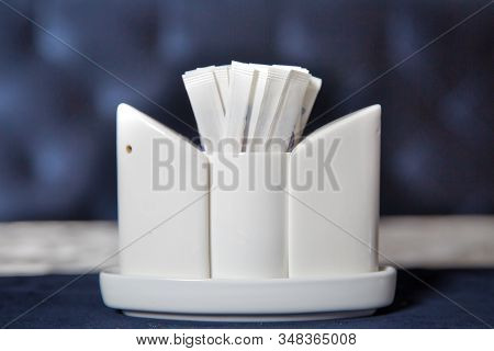 Toothpick. Ceramic Pepper Pot, Salt Shaker, Toothpicks In Paper .disposable Wooden Toothpicks In Ind