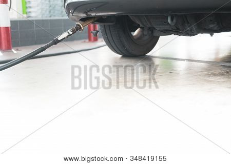 Auto Refueling With Energy Lpg Gas To Car At Filling Lpg Station Petroleum Gas Pump