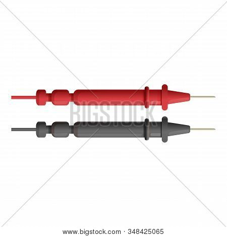 Multimeter Sticks Icon. Cartoon Of Multimeter Sticks Vector Icon For Web Design Isolated On White Ba
