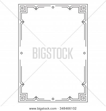 Abstract Fraime, Decorative Ornamental Frame, Original Design