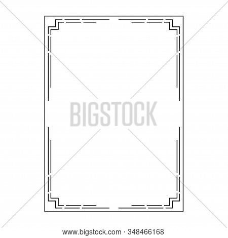 Abstract Fraime, Decorative Ornamental Frame, Original Design