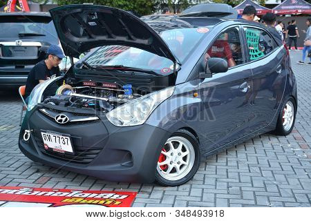 Pasay, Ph - Dec. 7: Hyundai I10 Compact Car At Bumper To Bumper 15 Car Show On December 7, 2019 In M