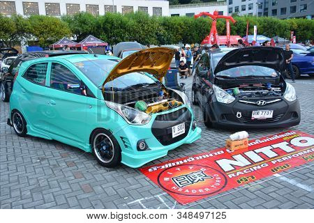 Pasay, Ph - Dec. 7: Hyundai I10 Compact Car At Bumper To Bumper 15 Car Show On December 7, 2019 In M