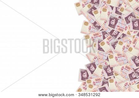 Francis Ii Rakoczi Portrait On Hungary 500 Forint 1993 Banknotes Pattern