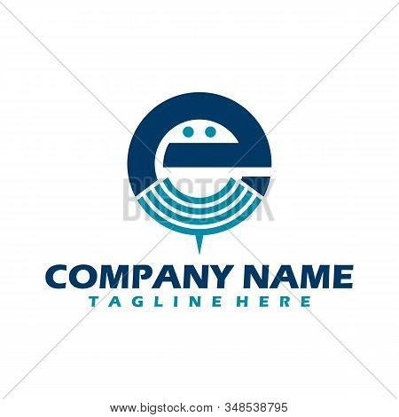 E. E Monogram Logo. E Letter Logo Design Vector Illustration Template. E Logo Vector. Creative Lette