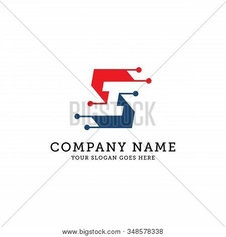 Letter S Business Logo Template, Abstract Letter S Vector Illustration