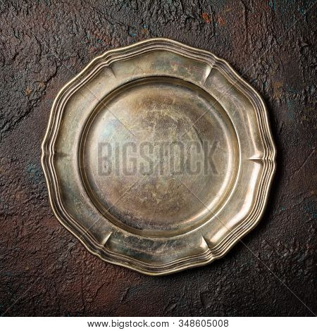 Single Vintage Silver Plate