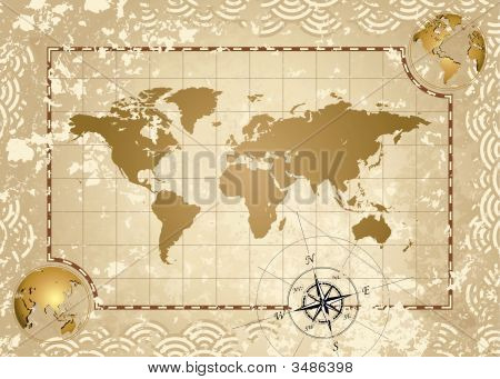 Mapa do mundo antigo