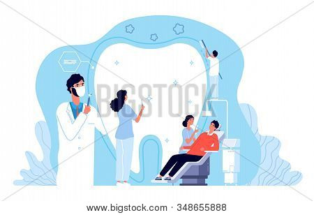 Stomatology. Orthodontics Clinic, Dental Hygiene Or Dentist Office. Private Medicine Dentistry Servi