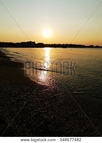 Bulgarian Black Sea In Ravda Village