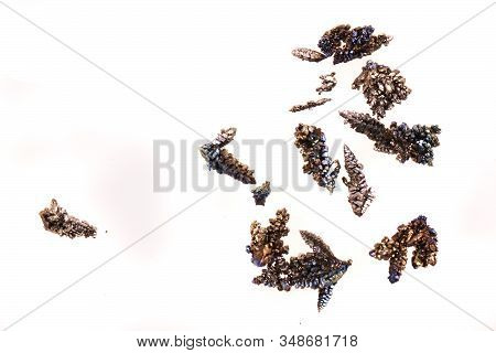 Vanadium Metal Crystal Isolated
