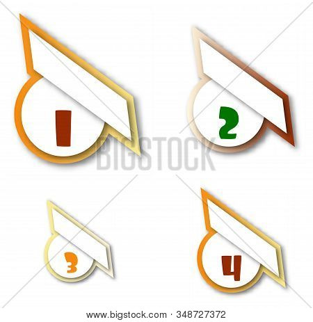 One Two Three Four Progress Bar Stickers