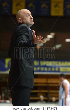 헝가리 컵 바에 행동에 KAPOSVAR, 헝가리-2 월 22 일: 브라 Dzunic (Fehervar 트레이너)