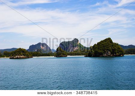 View Of Ao Nang Beach In Krabi, Thailand.