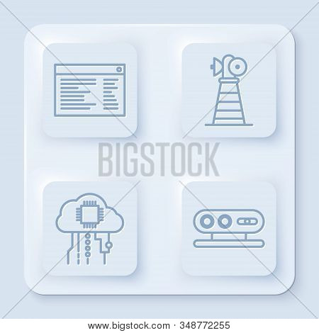 Set Line Software, Web Developer Programming Code, Antenna, Internet Of Things And 3d Scanning Syste