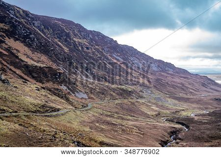 Grannys Pass Is Close To Glengesh Pass In Country Donegal, Ireland.