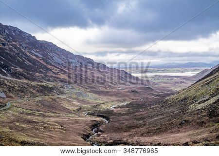 Grannys Pass Is Close To Glengesh Pass In Country Donegal, Ireland.
