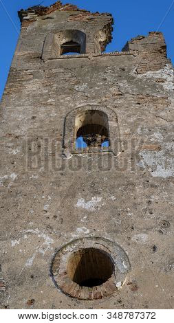 Ruins Of The Lutheran Church In Salgale Latvia Near Of The Bank Of The River Lielupe