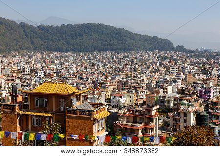 Panoramic View To Kathmandu City, Nagarjun, Nepal