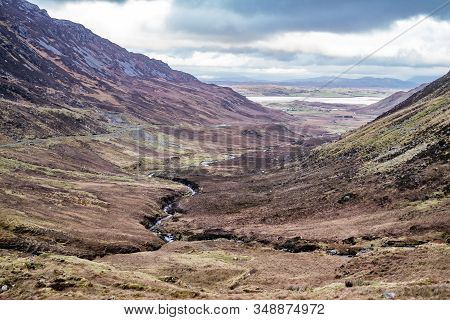 Grannys Pass Is Close To Glengesh Pass In Country Donegal, Ireland.