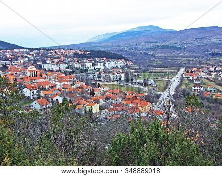 The Ancient Croatian Town Of Drnis Located In The Heart Of Central Dalmatia - Croatia (drevni Hrvats