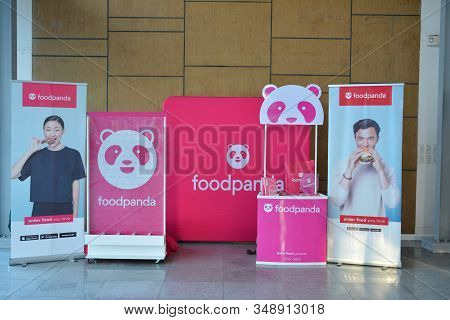 Pasig, Ph - Feb. 1: Food Panda Booth At Love, Cars, Babes 6 On February 1, 2020 In Metrotent Convent