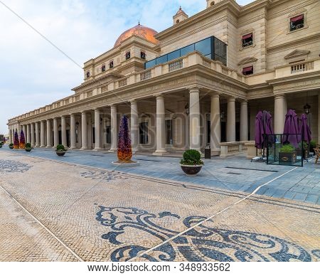 Doha, Qatar - Nov 20. 2019. Galleria Lafayette At Katara Plaza In Katara Village