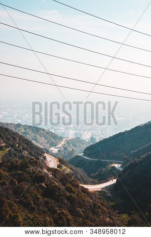 Runyon Canyon Park Hollywood Hill Hike View