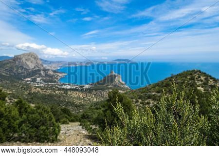 Nature Photos On The Golitsyn Trail. Landscapes Of The Black Sea And The Crimean Mountains In Greene