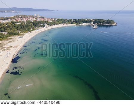 Amazing Aerial View Of South Beach Of Town Of Kiten, Burgas Region, Bulgaria