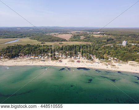 Amazing Aerial View Of South Beach Of Town Of Kiten, Burgas Region, Bulgaria