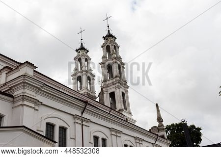 The Church Of Michael The Archangel A Catholic Church In The City Of Oshmyany, Grodno Region, Belaru