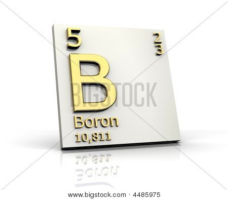 Boron fra periodiske system af elementer