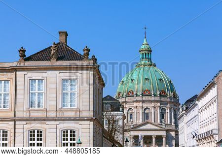 The Marble Church Marmorkirken In Copenhagen Denmark