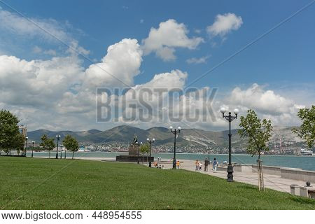 Novorossiysk, Russia, August 16, 2021: To The Lost Fishermen Of The Seiner Urup On New Embankment Na
