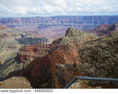 Unkar Delta From Walhalla Plateau In Grand Canyon