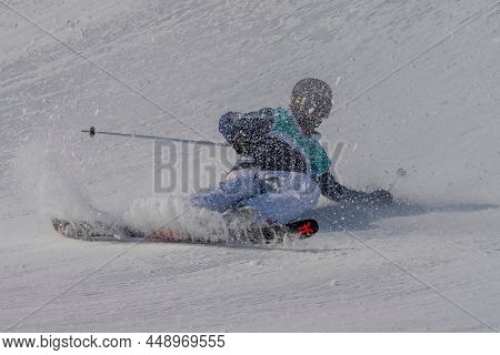 February 09, 2022 - Beijing, Shijingshan, CHN: mac FOREHAND, (United States) competes in the BEIJING 2022:  Freestyle Skiing Men's at the Big Air Shougang during the 2022 Beijing Winter Olympics