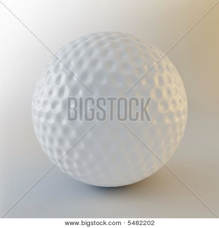 Bola de un campo de Golf