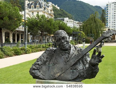 Monument Of Bluesman B.b. King, Montreux, Switzerland