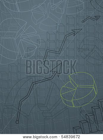 Business Background With Charts