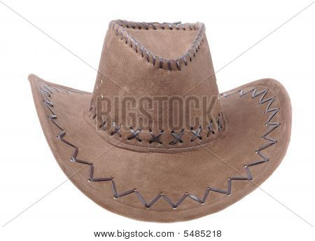 Sombrero marrom isolado