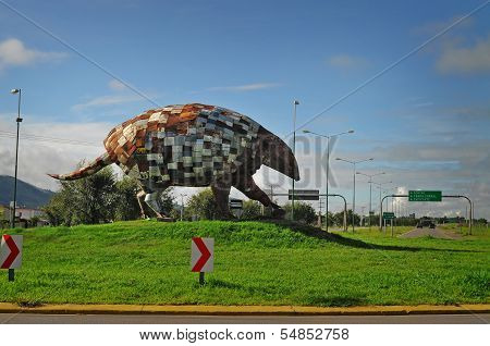 Giant Armadillo Monument North Of Salta City. Argentina.