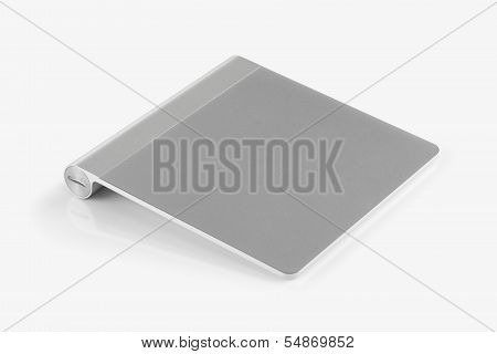 Wireless Trackpad Isolated On White Background