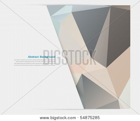Vector abstract background. Polygonal pattern