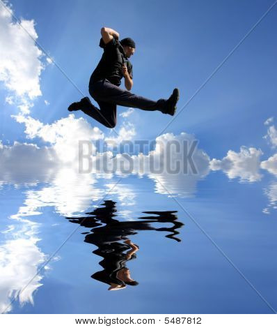 Homem de salto
