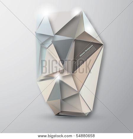 Vector abstract background. Polygonal pattern