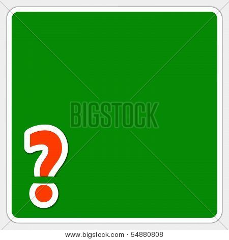 Text Box With Question Mark