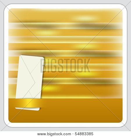 Box For Text With Envelope